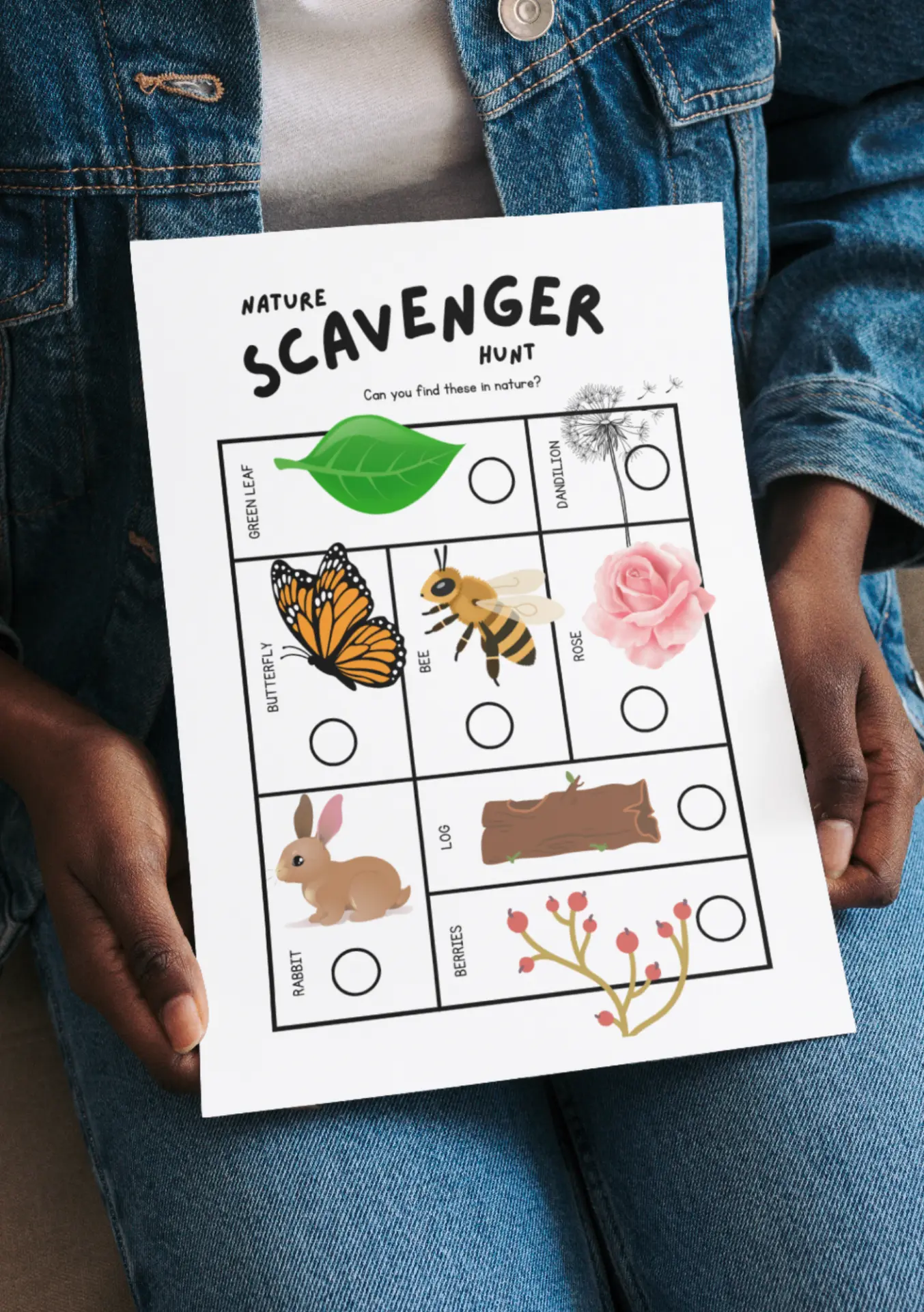 Nature scavenger hunt