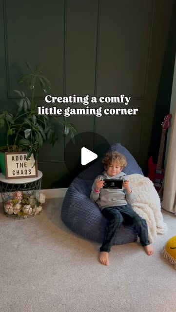 A cosy gaming corner